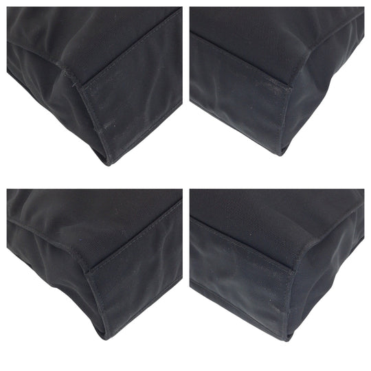 GUCCI Shoulder Bag 001 3355 Nylon Black SilverMetal One Shoulder Bag Jackie Women Used Authentic