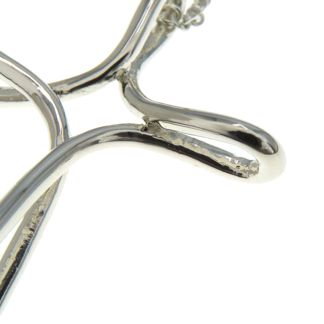 TIFFANY&Co. Necklace SV Silver Open cross Women Used Authentic