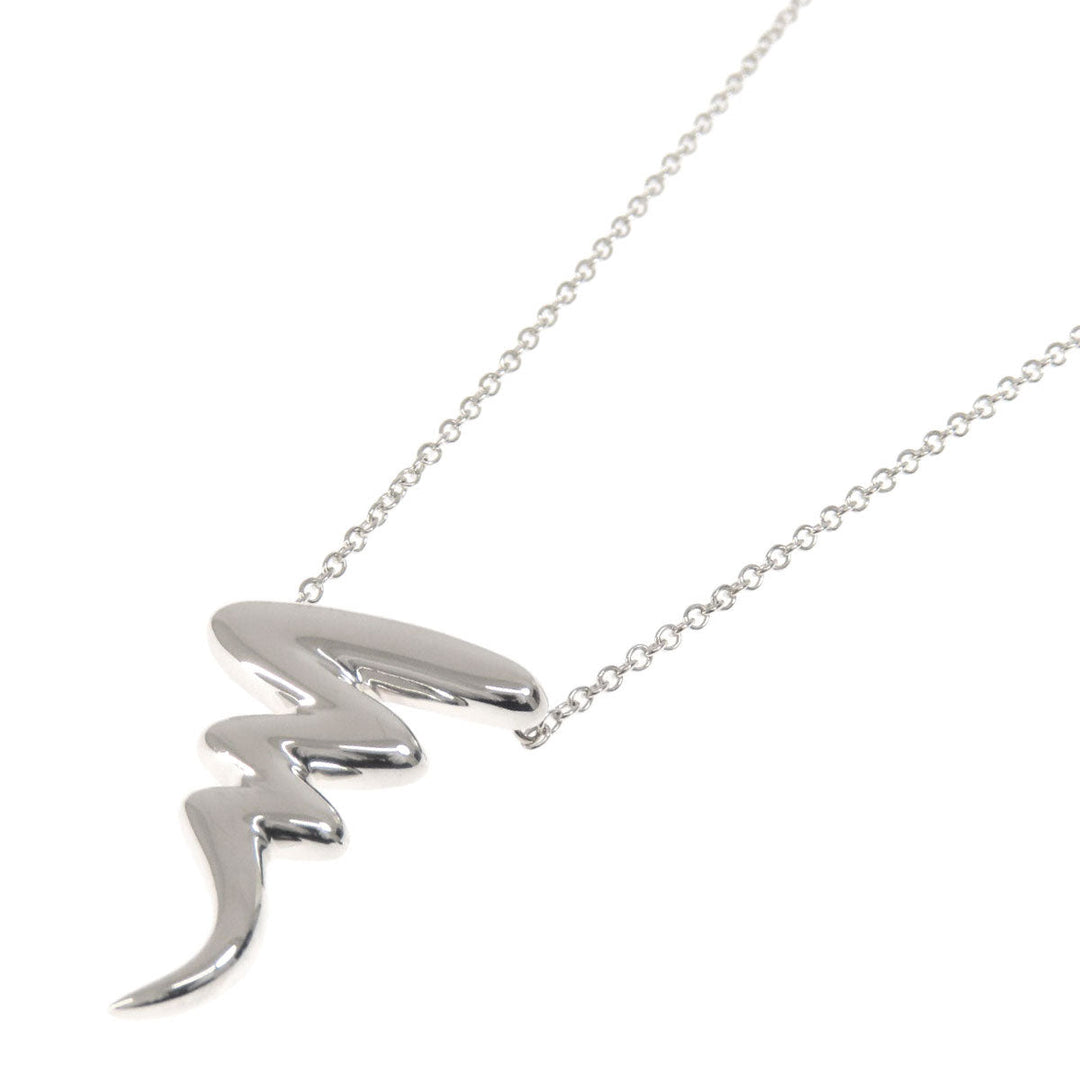 TIFFANY&Co. Necklace SV Silver Scribble Paloma Picasso Women Used Authentic