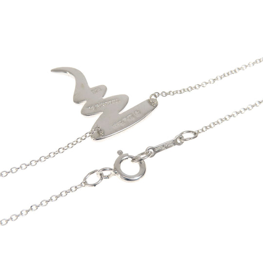 TIFFANY&Co. Necklace SV Silver Scribble Paloma Picasso Women Used Authentic