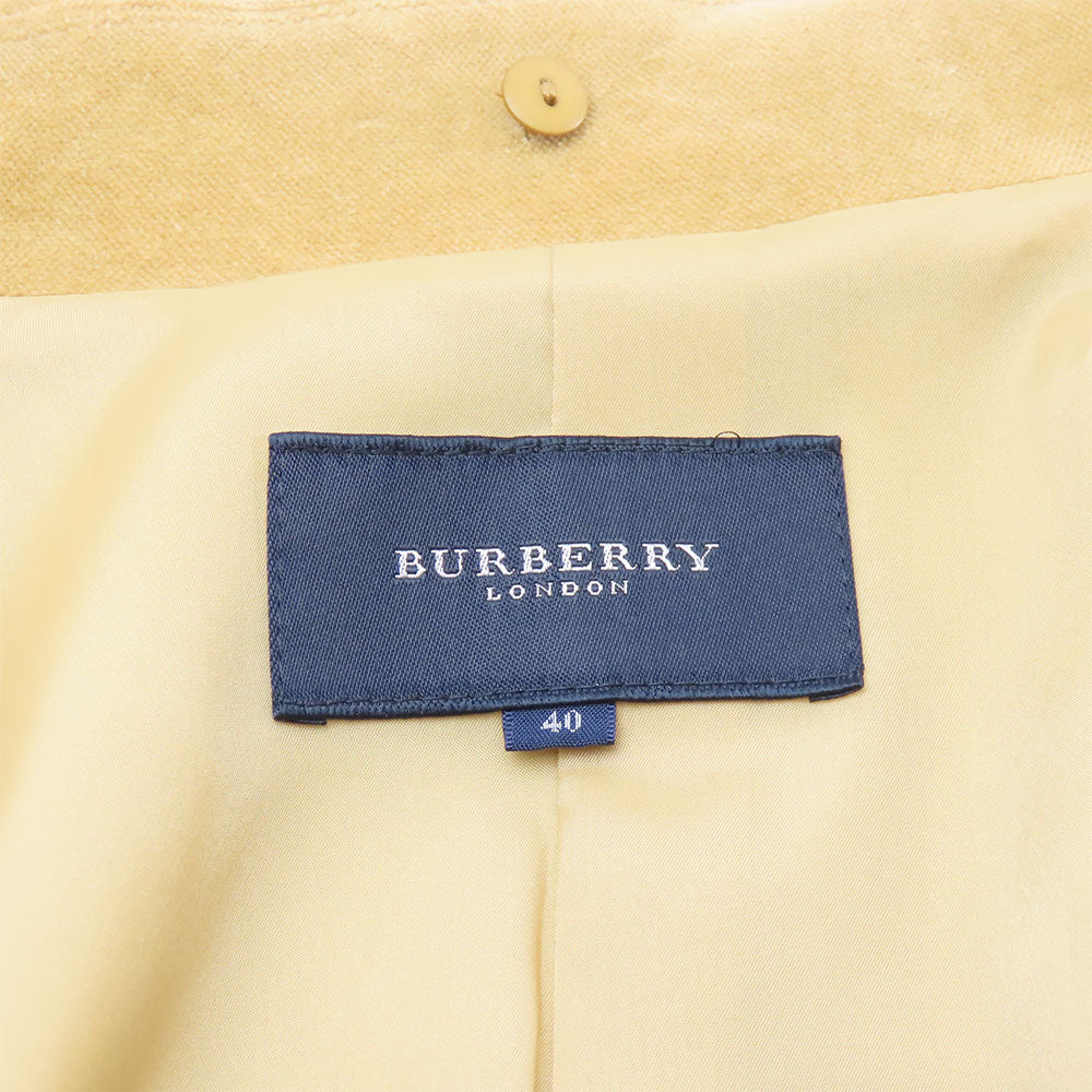 BURBERRY LONDON Stainless collar coat Cotton, Polyester beige Women 40 Used Authentic