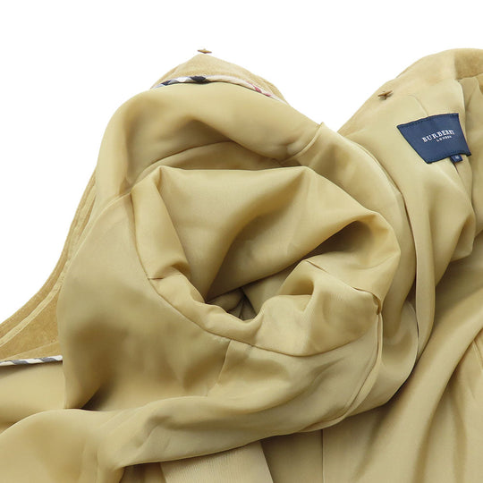 BURBERRY LONDON Stainless collar coat Cotton, Polyester beige Women 40 Used Authentic