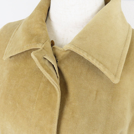 BURBERRY LONDON Stainless collar coat Cotton, Polyester beige Women 40 Used Authentic