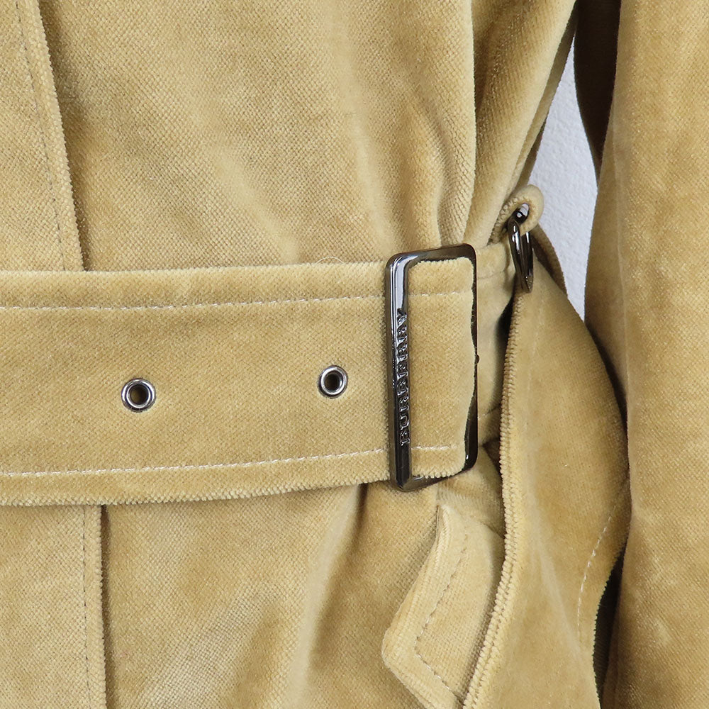 BURBERRY LONDON Stainless collar coat Cotton, Polyester beige Women 40 Used Authentic