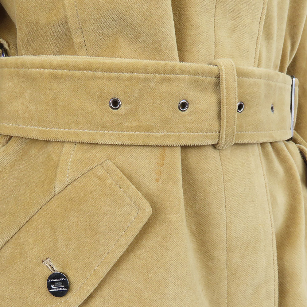 BURBERRY LONDON Stainless collar coat Cotton, Polyester beige Women 40 Used Authentic