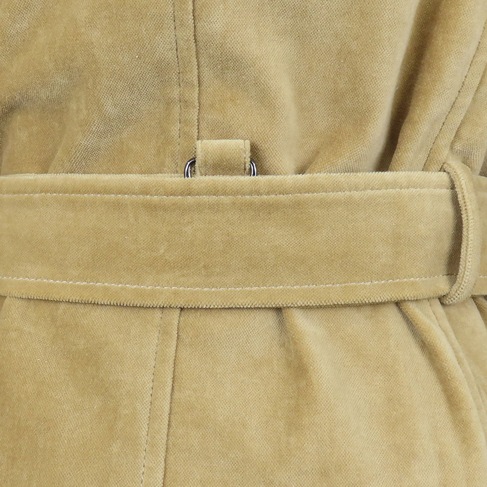 BURBERRY LONDON Stainless collar coat Cotton, Polyester beige Women 40 Used Authentic