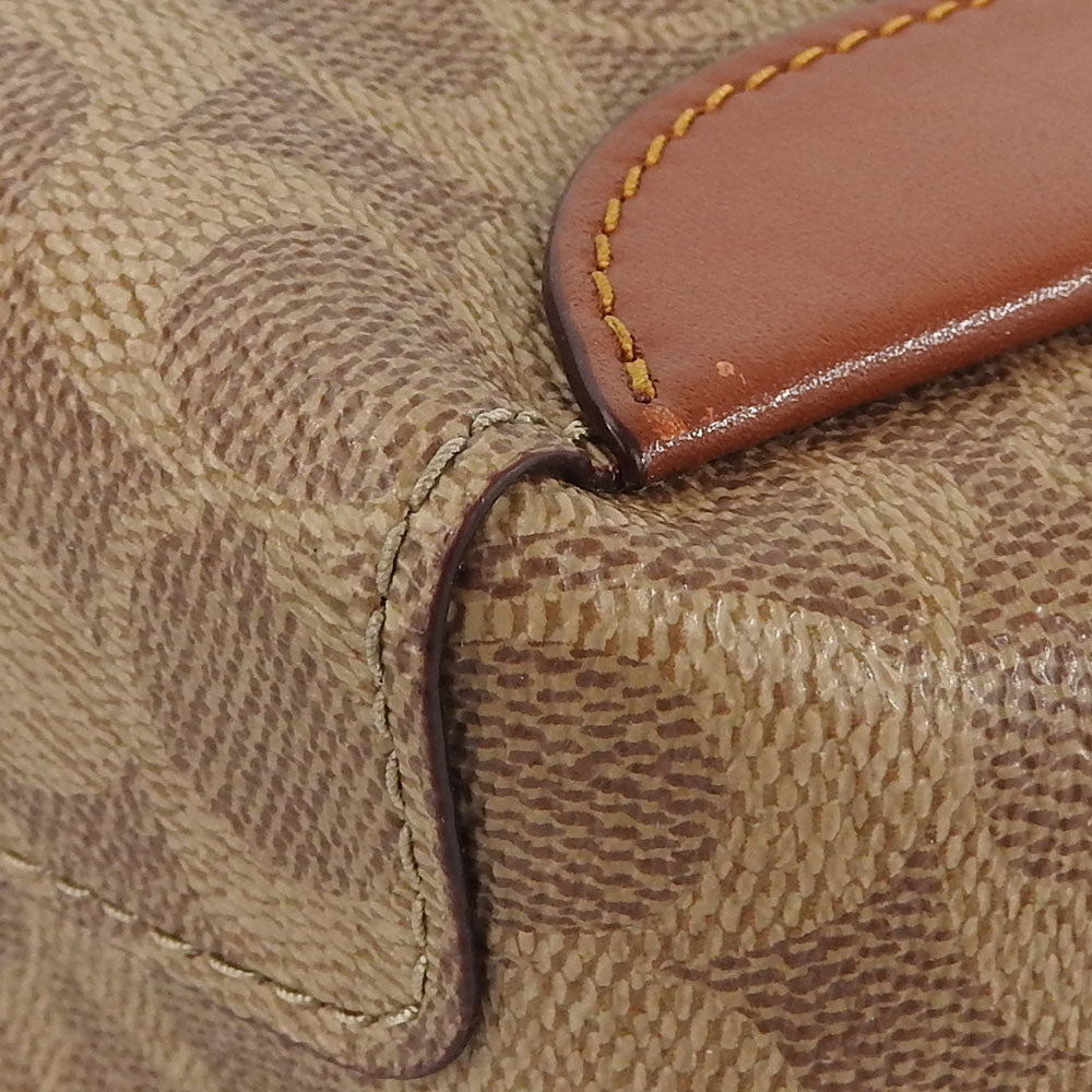 COACH Handbag 79251 PVC, Leather Brown Women Used Authentic