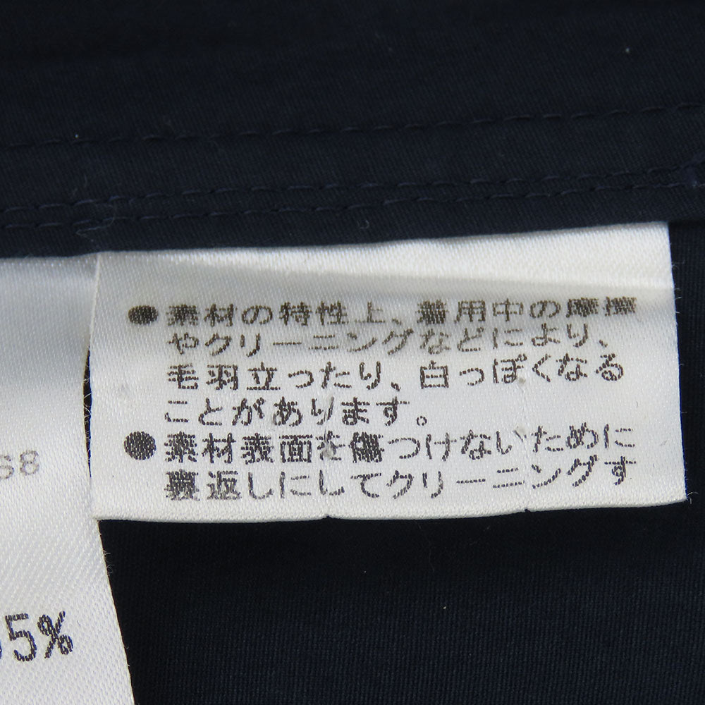 BURBERRY LONDON Long sleeve shirt Cotton, Polyurethane Navy Women 40 Used Authentic