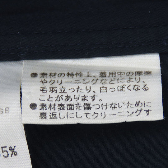 BURBERRY LONDON Long sleeve shirt Cotton, Polyurethane Navy Women 40 Used Authentic