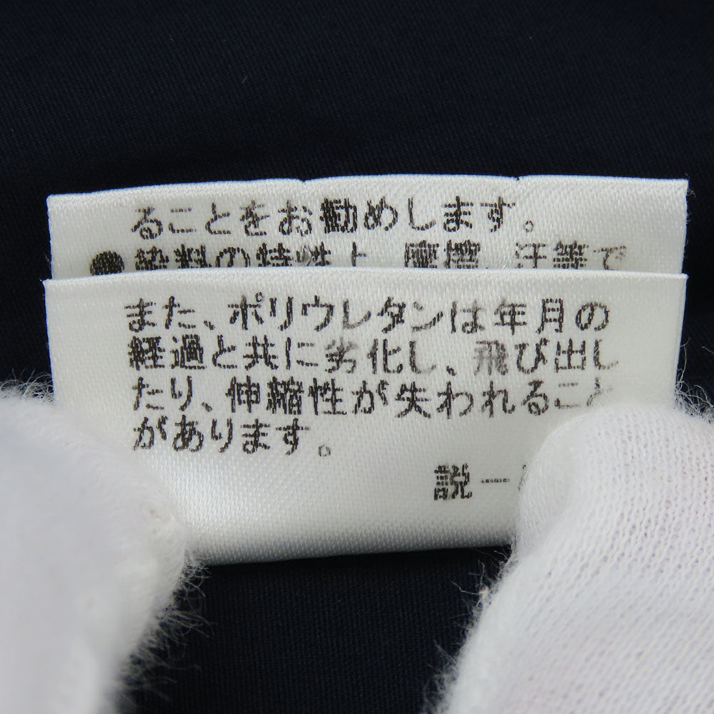 BURBERRY LONDON Long sleeve shirt Cotton, Polyurethane Navy Women 40 Used Authentic