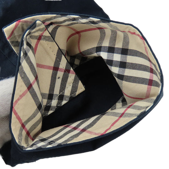 BURBERRY LONDON Long sleeve shirt Cotton, Polyurethane Navy Women 40 Used Authentic