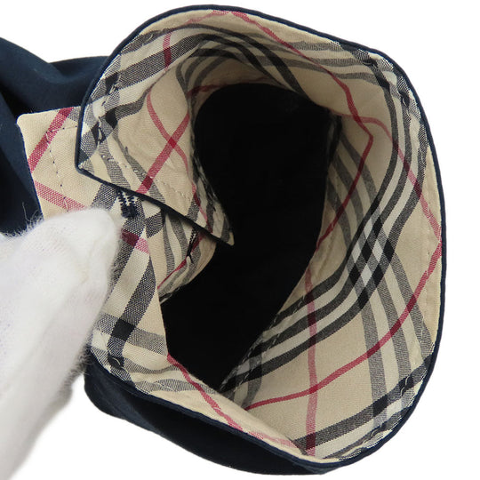 BURBERRY LONDON Long sleeve shirt Cotton, Polyurethane Navy Women 40 Used Authentic