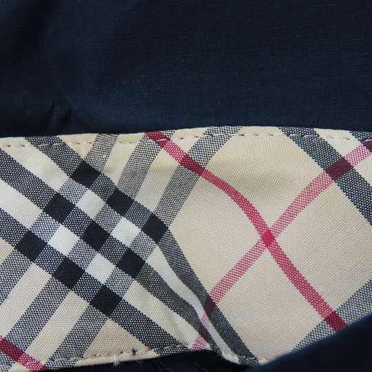 BURBERRY LONDON Long sleeve shirt Cotton, Polyurethane Navy Women 40 Used Authentic