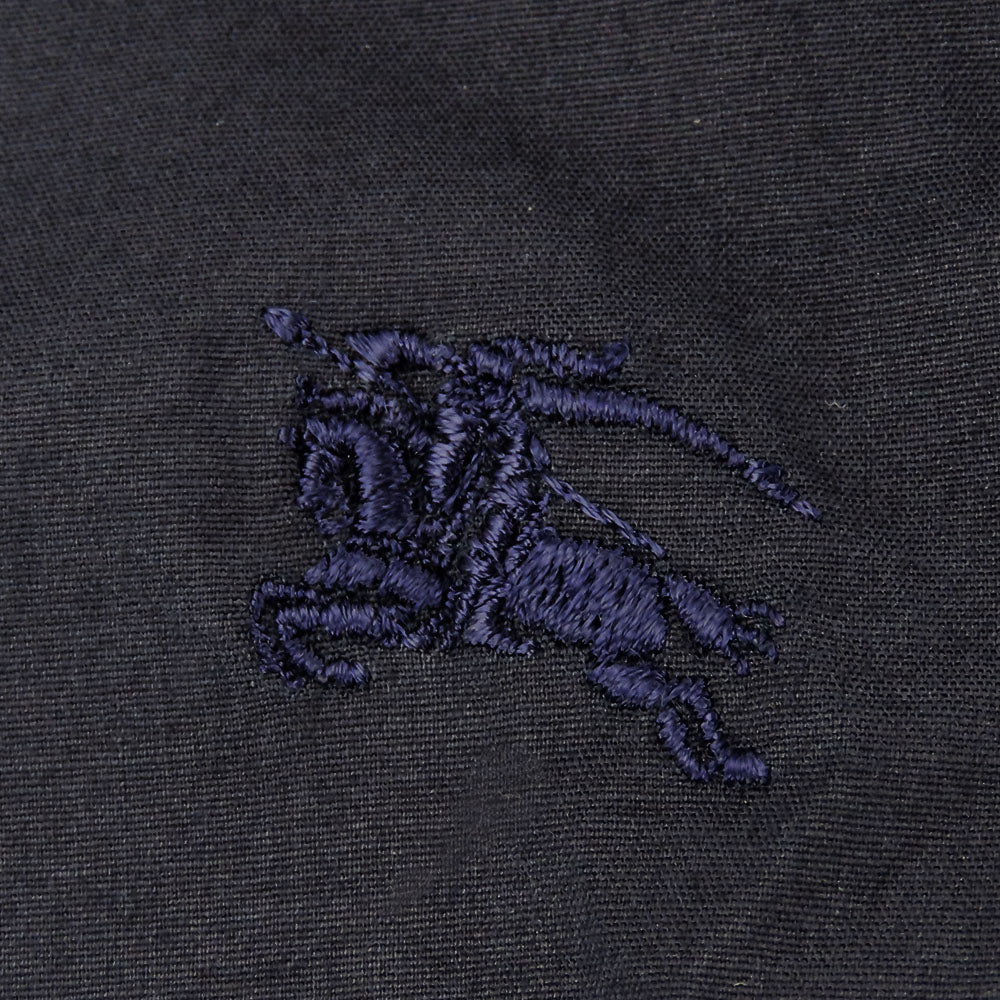 BURBERRY LONDON Long sleeve shirt Cotton, Polyurethane Navy Women 40 Used Authentic