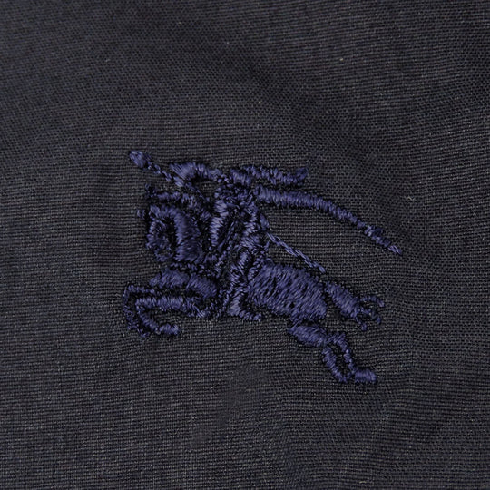 BURBERRY LONDON Long sleeve shirt Cotton, Polyurethane Navy Women 40 Used Authentic