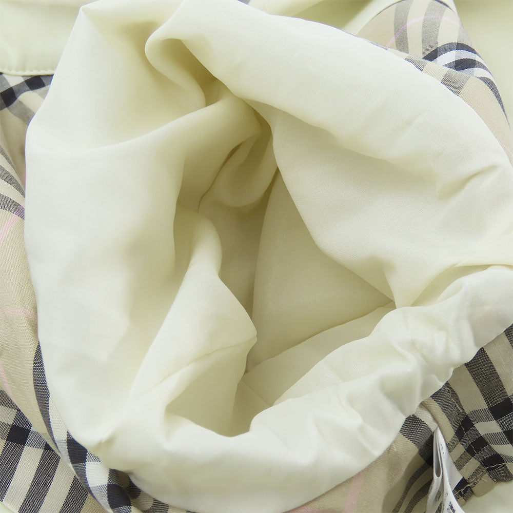 BURBERRY LONDON trench coat Cotton, Polyurethane Ivory Women Used Authentic