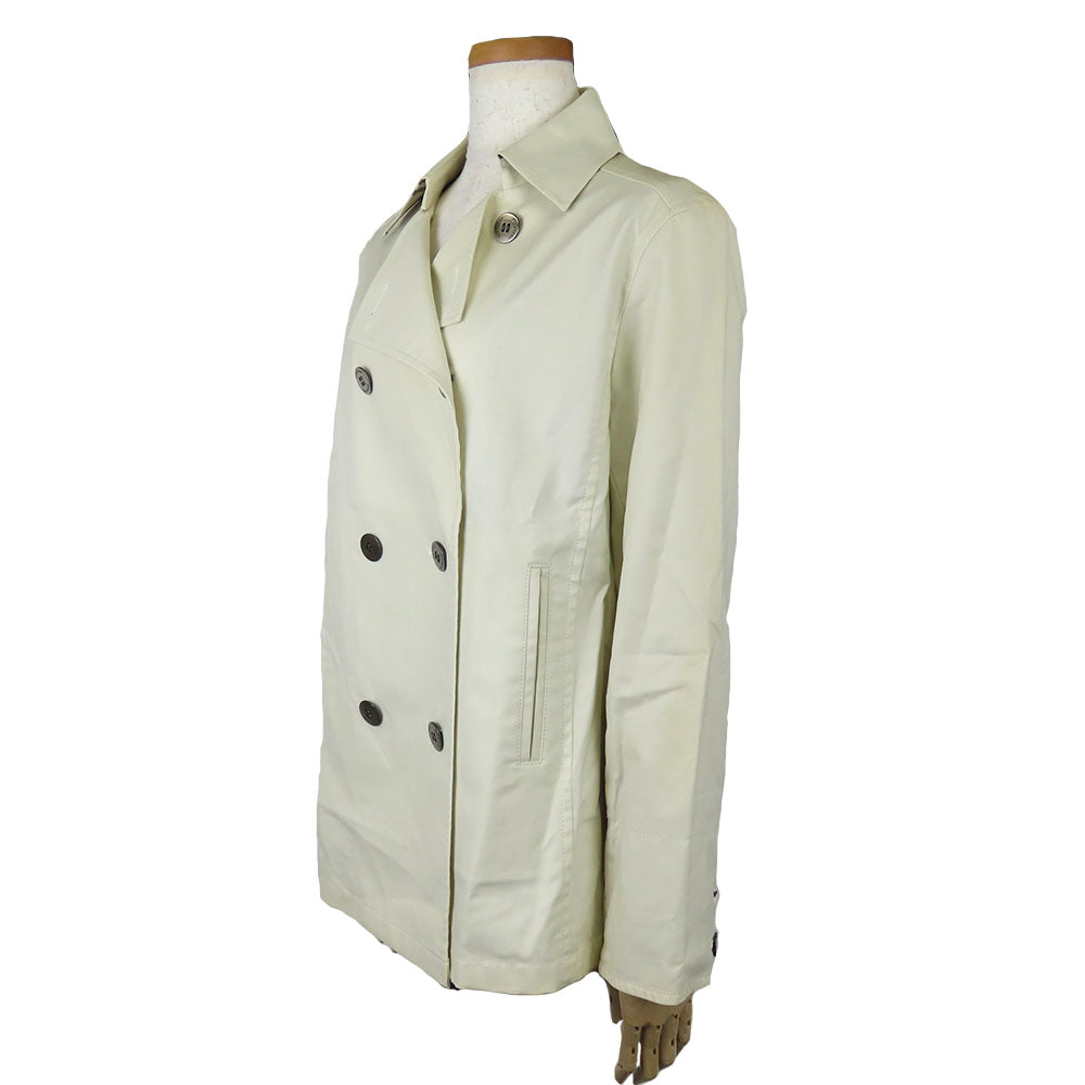 BURBERRY LONDON trench coat Cotton, Polyurethane Ivory Women Used Authentic