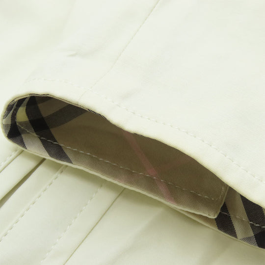 BURBERRY LONDON trench coat Cotton, Polyurethane Ivory Women Used Authentic