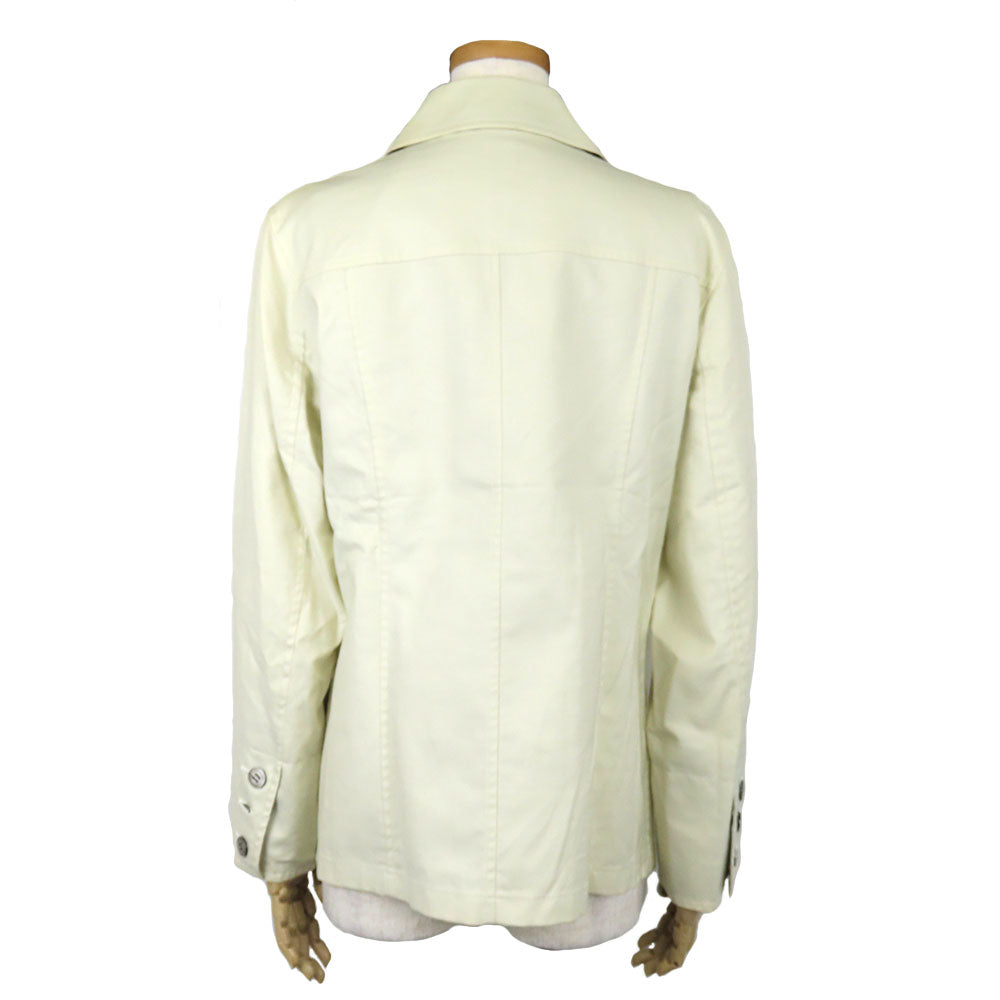 BURBERRY LONDON trench coat Cotton, Polyurethane Ivory Women Used Authentic