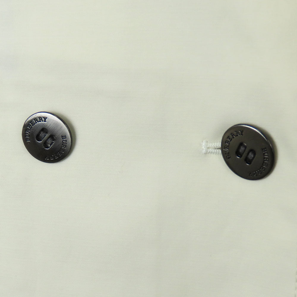 BURBERRY LONDON trench coat Cotton, Polyurethane Ivory Women Used Authentic