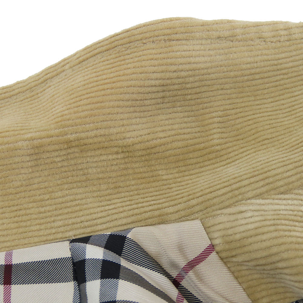 BURBERRY LONDON tailored jacket Corduroy beige Women 38 Used Authentic