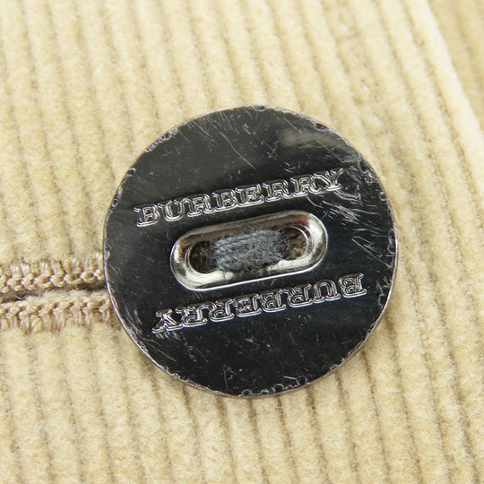 BURBERRY LONDON tailored jacket Corduroy beige Women 38 Used Authentic