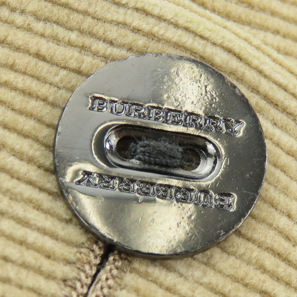 BURBERRY LONDON tailored jacket Corduroy beige Women 38 Used Authentic