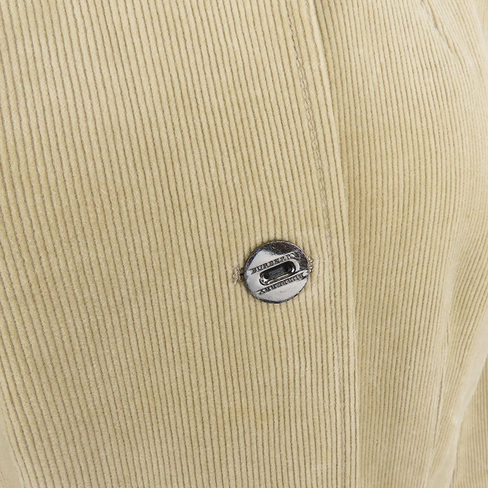 BURBERRY LONDON tailored jacket Corduroy beige Women 38 Used Authentic