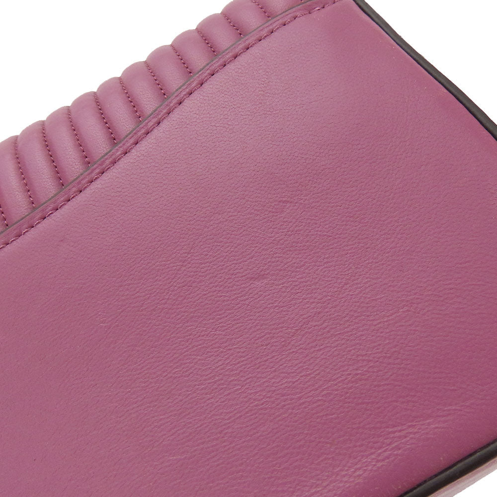 COACH Shoulder Bag 22729 leather purple Women Used Authentic