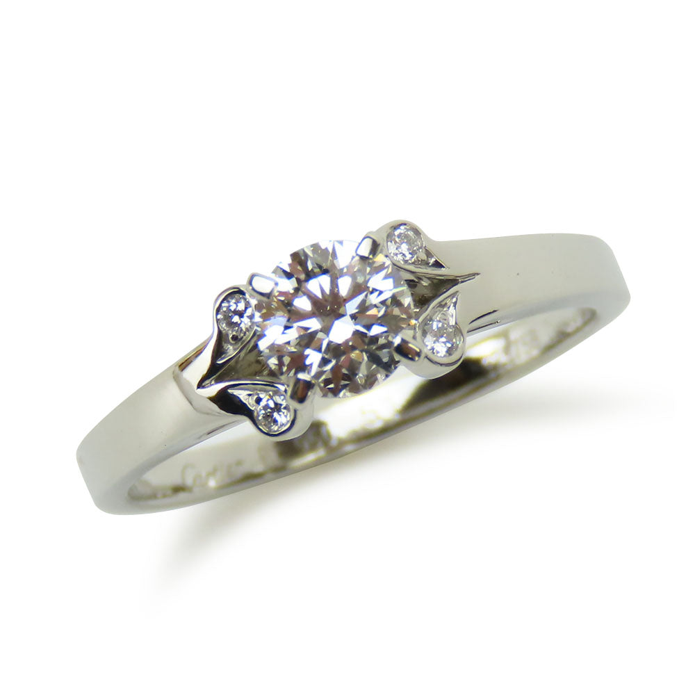 CARTIER Ring Pt950Platinum, Diamond Platinum Ballerina ring Women Used Authentic