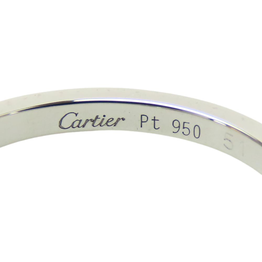 CARTIER Ring Pt950Platinum, Diamond Platinum Ballerina ring Women Used Authentic