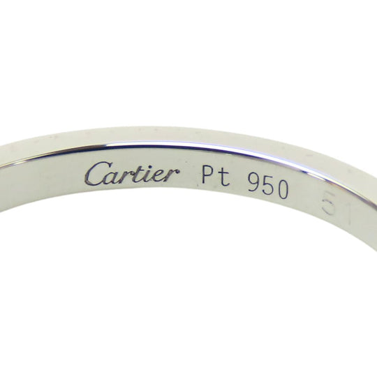 CARTIER Ring Pt950Platinum, Diamond Platinum Ballerina ring Women Used Authentic