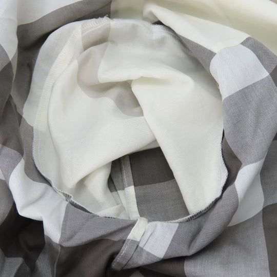 BURBERRY Short sleeve shirt cotton off white Unused storage item Women XS Used Authentic