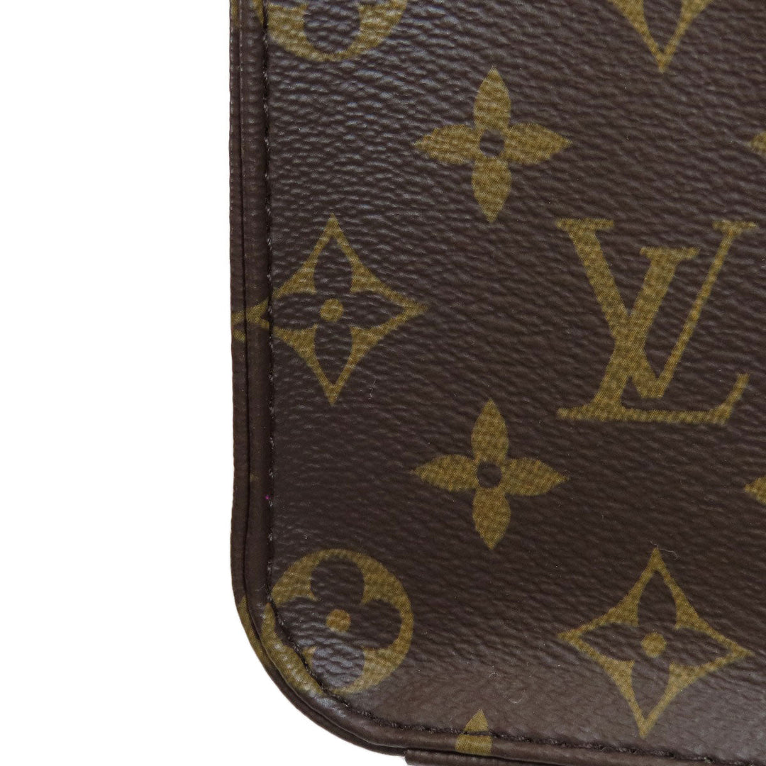 LOUIS VUITTON Tote Bag M45848 Monogram canvas Brown Sac Plat PM Monogram