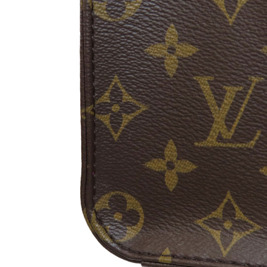 LOUIS VUITTON Tote Bag M45848 Monogram canvas Brown Sac Plat PM Monogram