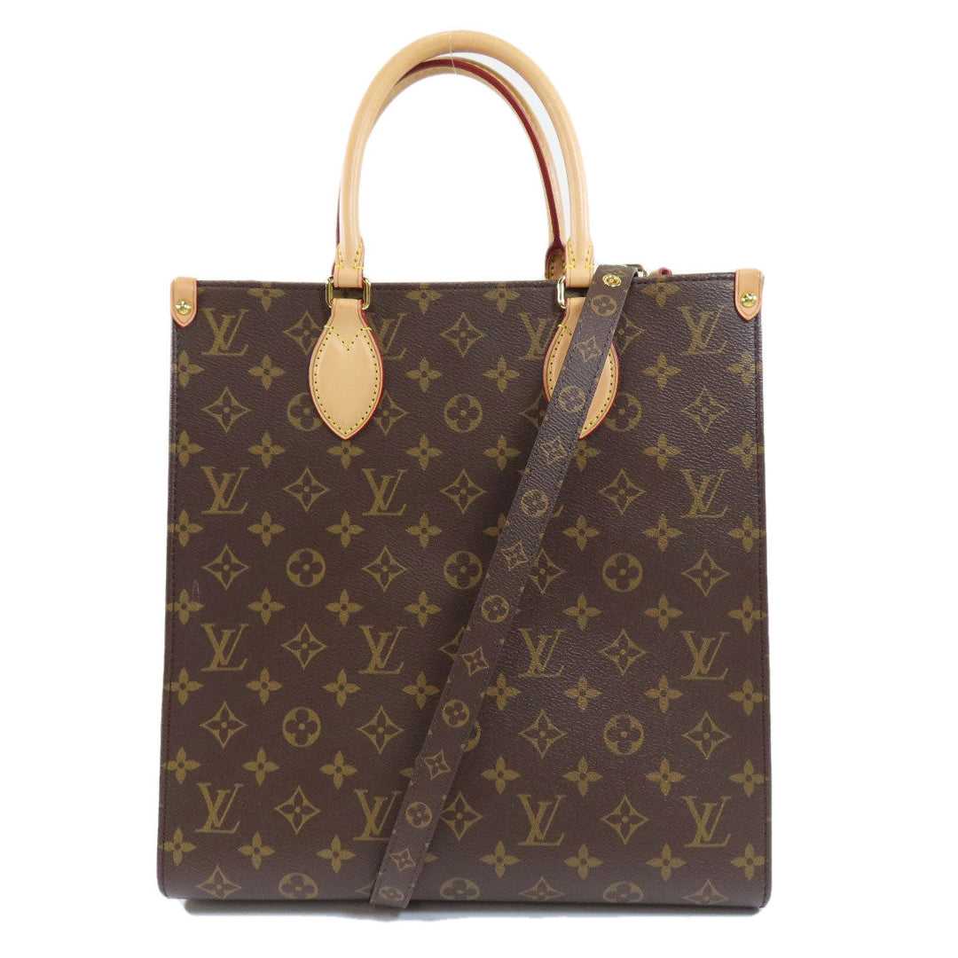 LOUIS VUITTON Tote Bag M45848 Monogram canvas Brown Sac Plat PM Monogram
