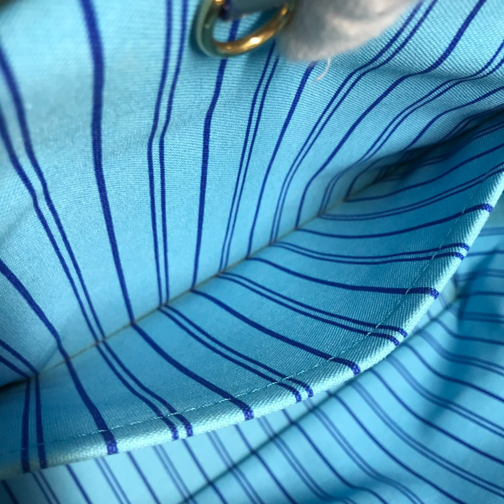 LOUIS VUITTON Tote Bag M93161 Leather / PVC blue Cosmic Blossom Cosmic PM Women Used Authentic