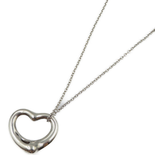 TIFFANY&Co. Necklace Silver925 Silver Open heart Women Used Authentic