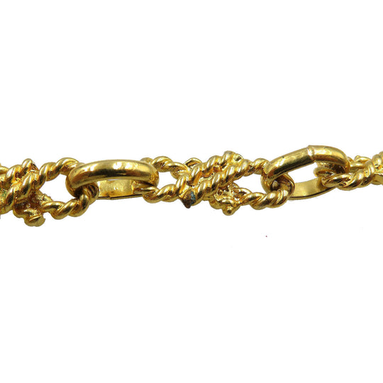 CELINE Necklace metal gold Women Used Authentic