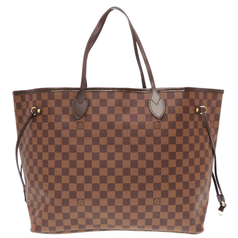 LOUIS VUITTON Tote Bag N51106 Damier canvas Brown Damier Ebene Neverfull GM Women Used Authentic