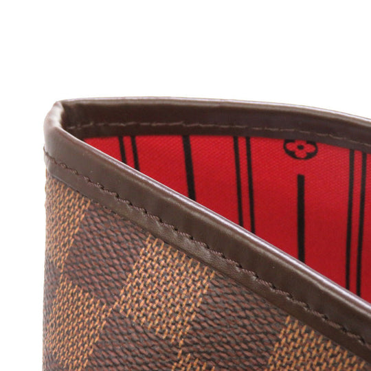 LOUIS VUITTON Tote Bag N51106 Damier canvas Brown Damier Ebene Neverfull GM Women Used Authentic