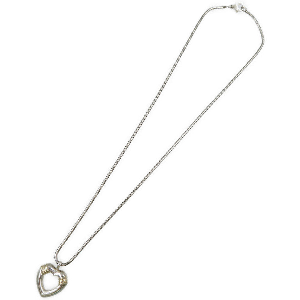 TIFFANY&Co. Necklace Silver925, K18 Gold Silver Women Used Authentic
