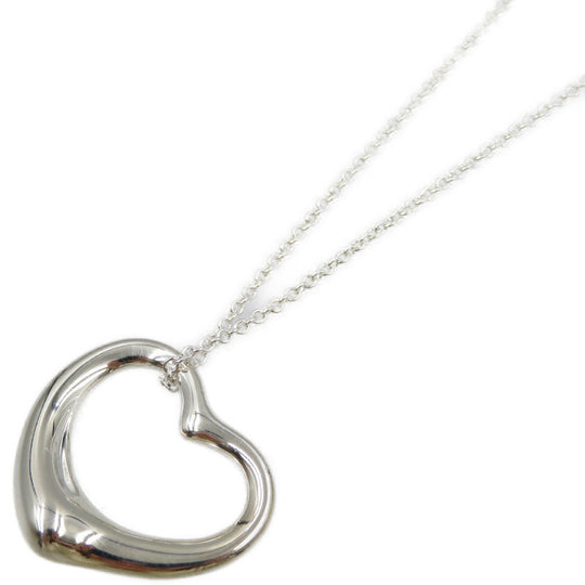 TIFFANY&Co. Necklace Silver925 Silver Elsa Peretti Open heart Women Used Authentic