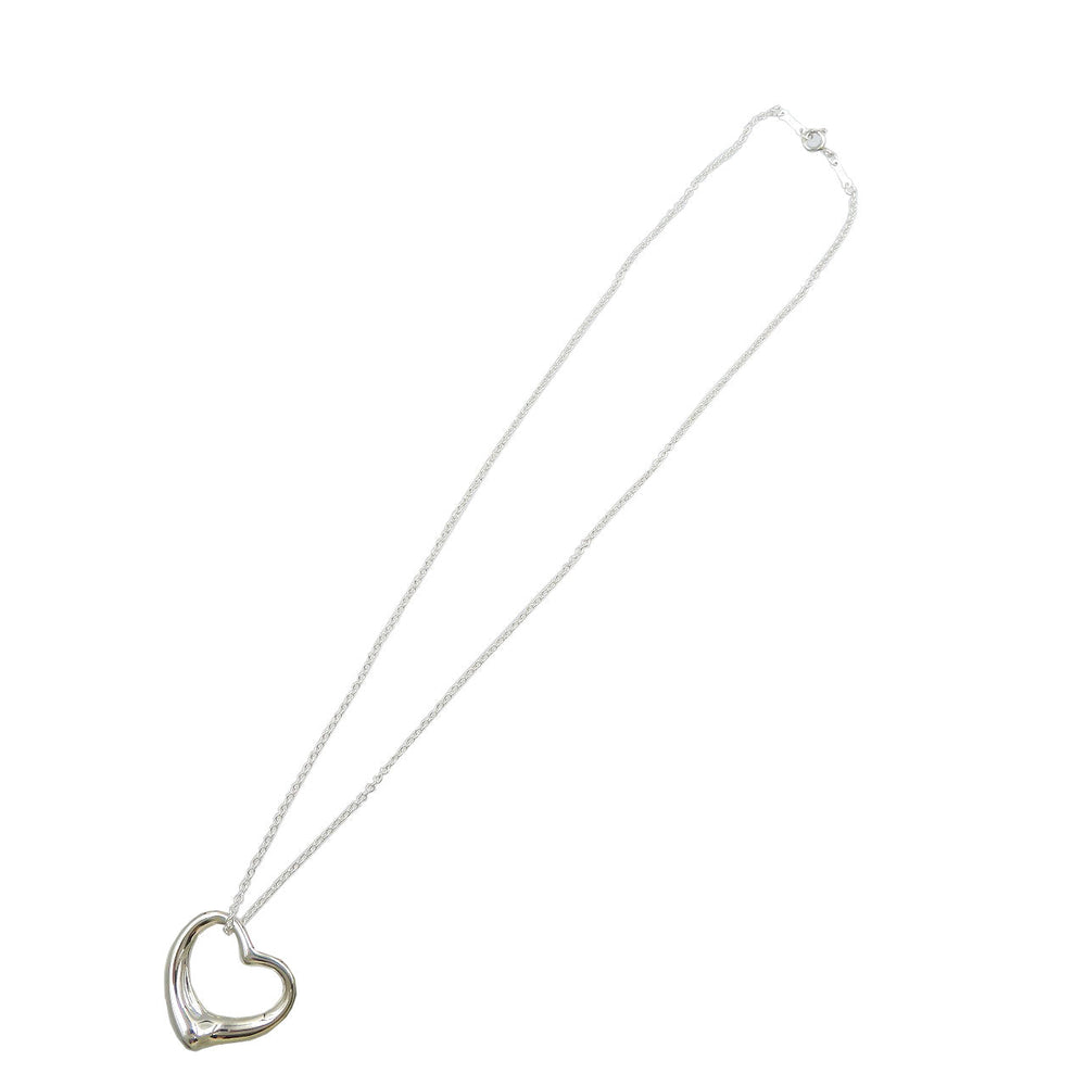 TIFFANY&Co. Necklace Silver925 Silver Elsa Peretti Open heart Women Used Authentic