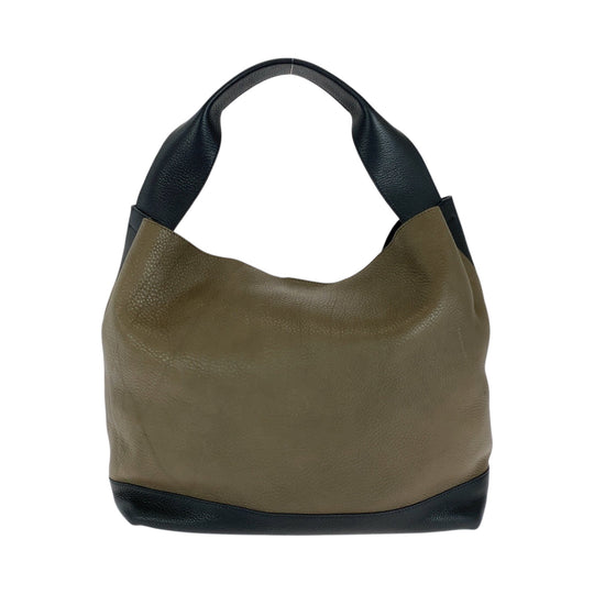 MARNI Shoulder Bag leather Brown Black Gold Metal One Shoulder Bag Hobo Women Used Authentic