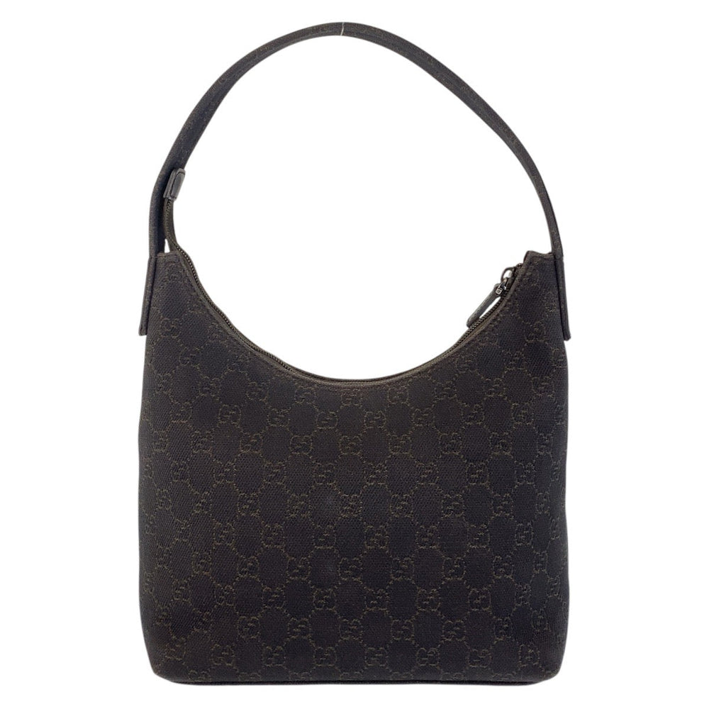 GUCCI Shoulder Bag 105649 GG canvas Brown Women Used Authentic