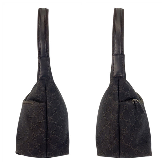 GUCCI Shoulder Bag 105649 GG canvas Brown Women Used Authentic