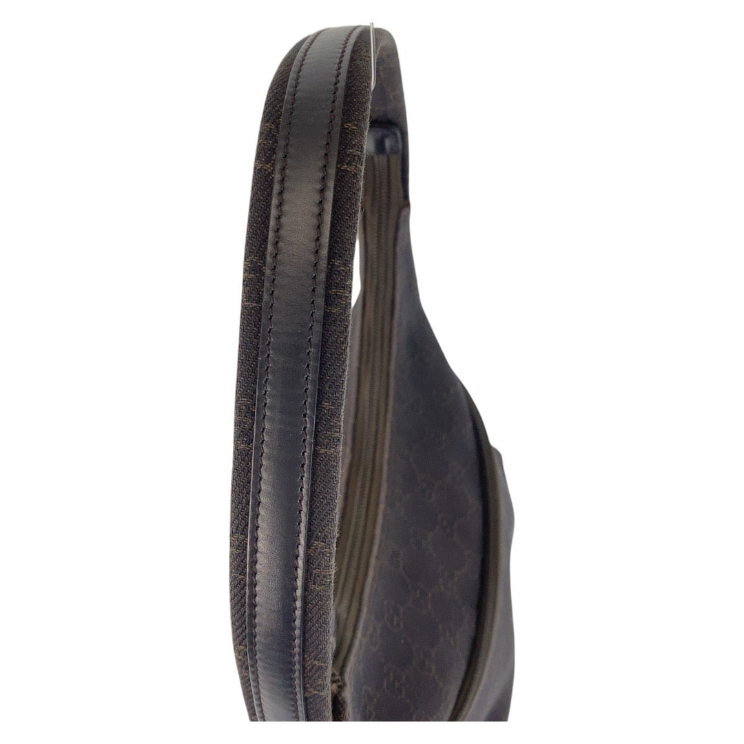 GUCCI Shoulder Bag 105649 GG canvas Brown Women Used Authentic