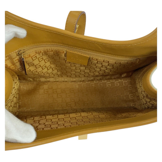 GUCCI Shoulder Bag 002 1068 Suede, Leather Gray Camel Gold Metal Jackie Women Used Authentic