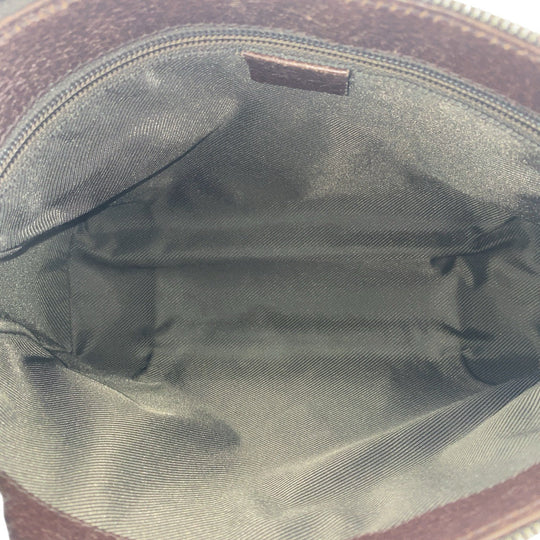 GUCCI Shoulder Bag 114273 GG canvas, leather Beige brown Crossbody Shoulder Bag Women Used Authentic